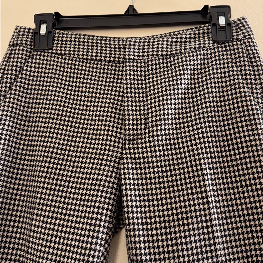 Msgm Houndstooth Ankle Straight Leg Trousers - image 3